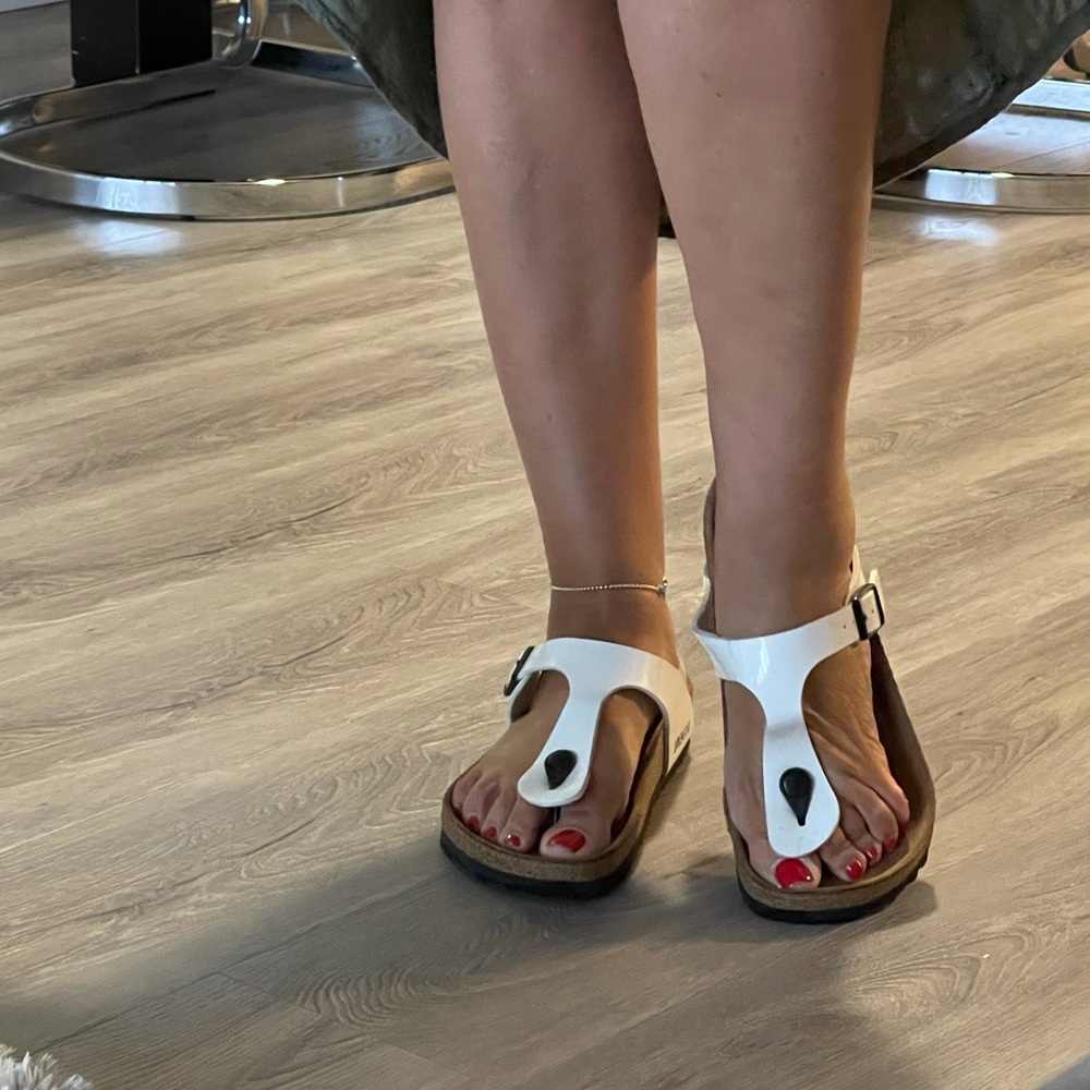 White Birkenstocks